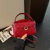 Bolsa de mão da moda estilo coreano 2026 outono nova bolsa feminina, bolsa de ombro com laço fresh, bolsa transversal estilosa