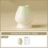 Set de Utensilios de Matcha Estilo Japonés, Tazón de Cerámica Rosa Degradado del Fabricante, Soporte para Batidor, Batidor de 100 Púas, Brocha para Mezclar