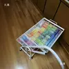 Carrinho Organizador Pequeno para Puzzles de Contas, Lanches, Nail Art, Prateleira Dobrável, Artefato Multifuncional para Armazenamento de Brinquedos