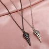 Collar con Colgante de Cráneo de Cuervo Punk Gótico Transfronterizo Europeo y Americano Cadena de Clavícula Viento Frío Regalo de Halloween
