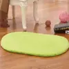 Alfombra de Piso Absorbente Oval Gruesa para Puerta de Baño, Entrada de Dormitorio Antideslizante, Entrada de Cocina y Baño Felpudo para Pies