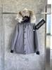 Parka Chateau Jaqueta de Penas de Ganso Grande 06 Parka Masculina Inverno Acolchoada Espessa Jaqueta 3426Mb