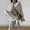 947 # Conjunto Esportivo para Mulheres Primavera e Outono 2025 Estilo Coreano Estudante Solto Moda Celebridade da Internet Casual Conjunto de Duas Peças para Corrida