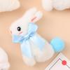 Primavera y verano nuevo broche de conejo felpa lindo animal pequeño caricatura japonés ropa de niñas zapatos colgante de bolso pequeño regalo