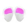Almofada Meia Sola com Pontos de Gel e Malha para Sapatos de Salto Alto Femininos Alívio da Dor Antiderrapante Almofada para Antepé PU Almofada de Pé Invisível Absorvente de Choque