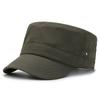 2024 Verão Masculino Casual Flat Top Chapéu Ao Ar Livre Guarda-sol de Secagem Rápida Chapéu Fino Respirável Esportes Protetor Solar Chapéu