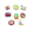 Brochetas para Barbacoa Accesorios de Resina Pegamento de Crema DIY Accesorios para el Cabello Decoraciones para Zapatos Caja de Papelería Pegatinas Juguetes de Comida Mini Materiales Hechos a Mano Venta al por Mayor