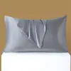 Amazon Aliexpress Ropa de Cama Funda de Almohada de Seda Lavada Individual Seda Hielo Satén Seda Imitación Seda Transfronterizo