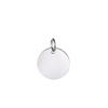 Acero Inoxidable Redondo Marca Militar Etiqueta de Perro Colgante Accesorios de Joyería 8-30 mm DIY Se Puede Grabar con Etiqueta de Disco Circular