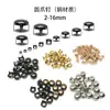16mm Unhas Redondas com Garra Acessórios para Pulseiras Unhas de Cabeça Redonda Unhas de Garra com Cabeça de Cogumelo Superfície Redonda Couro Rebites Decorativos