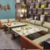 Bar, Cafetería, Sala de Karaoke, Cine, Combinación de Sofá tipo Cabina y Mesa de Café, Sofá y Mesa de Café de Lujo Accesible para KTV