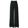 Pantalones de Pana de Algodón Lavado de Pierna Ancha Marrones con Forro de Felpa para Mujeres de Mediana Edad Pantalones Casuales Versátiles de Pana
