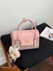 Bolsa transversal 2026 nova, casual, moderna, simples, de nicho, para mulheres, bolsa de ombro, bolsa de mão fashion, bolsa pequena quadrada