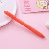 Caneta de prensa macaron caneta de gel de prensa Morandi caneta de assinatura de ponta redonda retrô material de escritório e estudo atacado