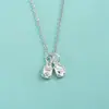 Pingente de Tag de Segurança de Maçã em Prata Esterlina S925 Pulseira de Corda Artesanal DIY Pulseira de Cristal Acessórios de Pingente para Pulseira
