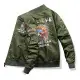 Nueva Chaqueta de Piloto Ma1 de la Fuerza Aérea para Primavera y Otoño para Hombre con Bordado Pesado Chaqueta de Béisbol Talla Grande Chaqueta de Trabajo