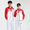 Outono Manga Longa Calça Longa Ensino Fundamental Ensino Médio Verão Camisa Polo Conjunto de Três Peças Uniforme Escolar Uniforme de Turma Personalização Uniforme de Entrada para Reunião Esportiva