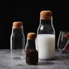 Tarro de Almacenamiento de Vidrio con Corcho para el Hogar Botella de Almacenamiento Tarro para Granos de Café Tarro para Té Tarro Sellado Tarro de Vidrio