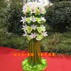 Decoração de Casamento Jardim de Monet Arranjo de Flores Estilo Floresta Decoração de Chão de Casamento Caminho de Flores Passarela Palco Decoração de Janela Flores de Fundo