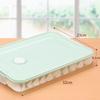 Refrigerador Doméstico Caja de Dumplings Multicapa Crisper Almacenamiento Caja de Alimentos Caja de Dumplings Congelados Rápidamente Doméstica Bandeja Multicapa para Wonton