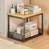 Estante de almacenamiento debajo del escritorio, carrito de almacenamiento móvil para dormitorio, estante de almacenamiento de libros y bolsas de varios niveles de pie para estudiantes y uso doméstico