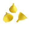 Mini Funil Amarelo Pequeno para Dispensar Frasco Dispensador Mini Funil Pequeno Funil de Plástico PP Funil Pequeno para Dispensar Líquido