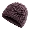 Chapéus de Inverno para Mulheres de Meia-Idade e Idosas, Espessados com Lã Sintética, Chapéus Quentes para Mães, Chapéus de Lã Tricotados para Senhoras Idosas no Outono