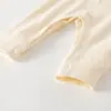 Calça Bebê Primavera e Outono Algodão Puro Novo Estilo Calça Simples Bebê Cintura Alta Proteção da Barriga Leggings Casuais Calça Grande para Todas as Estações