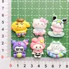 Desenho Rosto Brilhante Verão Surfe Sanrio Acessórios de Resina Artesanal DIY Grampo de Cabelo de Gel de Creme Joias Material para Copo de Água