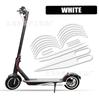 Adesivo refletivo para scooter Xiaomi Fit 1 sprom365 Adesivo decorativo à prova d'água Adesivo de modificação de corpo inteiro