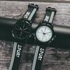 Reloj Estudiante Masculino Estilo Coreano Moda Simple Reloj Luminoso para Hombre Reloj de Pareja Correa de Silicona Reloj Militar Cool