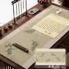 Novo Estilo Chinês Feltro Pad Caligrafia Mat Especial Pincel Caracteres Desktop Atmosfera Layout Estudo Estilo Chinês Desk Pad Texto