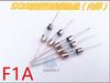 Fusible de tubo de vidrio de 5 x 20 mm con tapa simple y cable conductor, fusible de vidrio, tubo fusible
