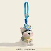 Llavero de Coche de Muñeco Schnauzer de Peluche Genuino Lindo Perrito Muñeco Colgante para Mochila Regalo Venta al por Mayor