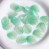 20 piezas de 16*23mm de esmalte coloreado dorado hoja de fresa tridimensional diy horquilla antigua horquilla de jade material floral