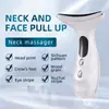 Instrumento de belleza para el cuello portátil nuevo transfronterizo carga en casa luz de color lifting masajeador de rostro en V instrumento de belleza para el cuello de importación