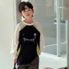 Camiseta de Manga Larga para Niños, Nuevo Estilo Primavera y Otoño 2026, Camiseta Básica Fresca y Elegante para Niños Mayores, Sudadera Camiseta de Primavera para Niños