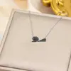 Moderna Cadena para Clavícula de Ganso y Pato Estilo Coreano para Mujer, Versátil y de Alta Gama, Exquisita y que No se Desvanece, Cadena de Amistad