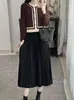 Vestido de Punto Estilo Chanel Falso Dos Piezas para Mujer, Elegancia Francesa Otoño e Invierno, Estilo Socialité de Alta Gama, Vestido Suéter Hasta la Rodilla
