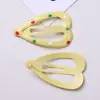 Nuevo Clip Lindo de Lunares para Flequillo Lateral Clips de Caramelo para Niños Pinza para el Cabello de Corazón Materiales para Accesorios del Cabello