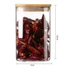 Caja Cuadrada para Almacenar Especias Cocina Octagonal Chile Seco Pimienta Anís Frasco Sellado Frasco para Condimentos