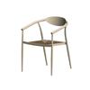 Mesa e Cadeira para Varanda de Pátio de Villa Nórdica Cadeira de Rattan à Prova d'Água e Proteção Solar Conjunto de Mesa de Chá Sala de Jantar Externa de Lazer Conjunto de Mesa Longa