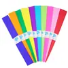 Papel crepé de colores material de manualidades papel Papel doblado Papel frotado a mano para doblar rosas claveles Papel amasado a mano 10 colores
