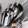 Pala de Hielo de Acero Inoxidable 304 Personalizada, Máquina de Hielo, Pala para Harina, Pala para Granos, Pala de Fondo Plano, Pala para Hielo, Pala Multifunción para Té, Transfronterizo