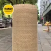 Tela de Treliça Quadrada de Rattan Plástico do Mestre Lao Teng Material de Tecelagem de Rattan, Rattan Sintético, Tapete de Rattan de Imitação, Porta de Guarda-roupa, Decoração de Teto