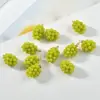 Mini Pequeño Divertido Fruta Cristal Uva Granada Resina Colgante DIY Pendiente Pulsera Collar Material Accesorios