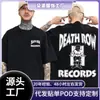 Transfronterizo Aliexpress Death Row Records Dr Dre Tupac Camiseta Retro Fitness Camiseta Street