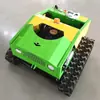 Robô Cortador de Grama Não Tripulado Equipamento de Colheita e Corte para Grandes Áreas Controle Remoto Esteira Cortador de Grama Multifuncional