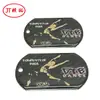 Direto da Fábrica aço inoxidável metal tag de identificação para cachorro e gato impressão epóxi com corrente de bolinhas tag de cachorro tag de bagagem processamento