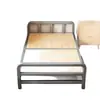 Cama plegable para la hora del almuerzo, madera maciza, no requiere montaje, cama individual, resistente y duradera, adecuada para apartamentos de alquiler, hogares y como una cama plegable simple para niños.